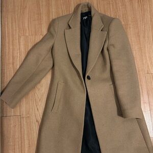 Zara Women's Classic Camel Trench Coat
